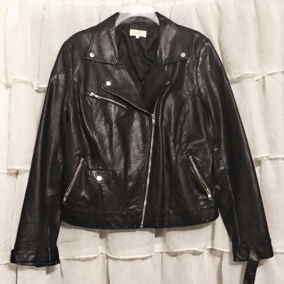 Maurices Jackets & Blazers - Faux leather moto jacket